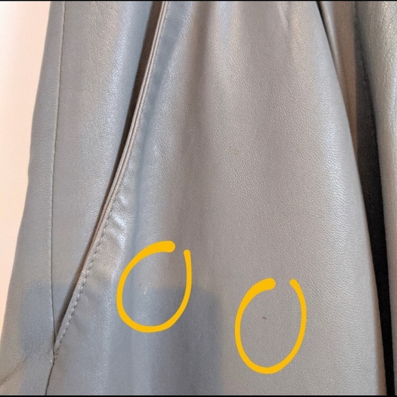 Vintage leather full circle skirt - Picture 5 of 7